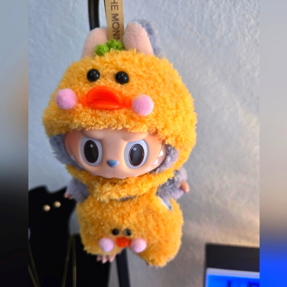 Popmart Labubu Yellow Ducky Outfit Clothes